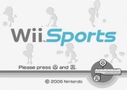 Wii Sports Title Screen